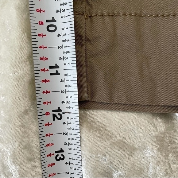 Calvin Klein Jeans Khaki Bermuda Shorts Utility Cargo Pockets Size 12 - Picture 7 of 7